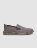 100% Genuine Leather Beige Nubuck Men's Casual Shoes
