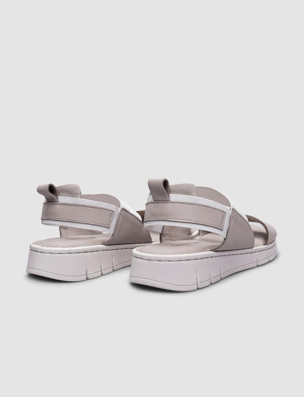 100% Genuine Leather Beige Women's Casual Sandals