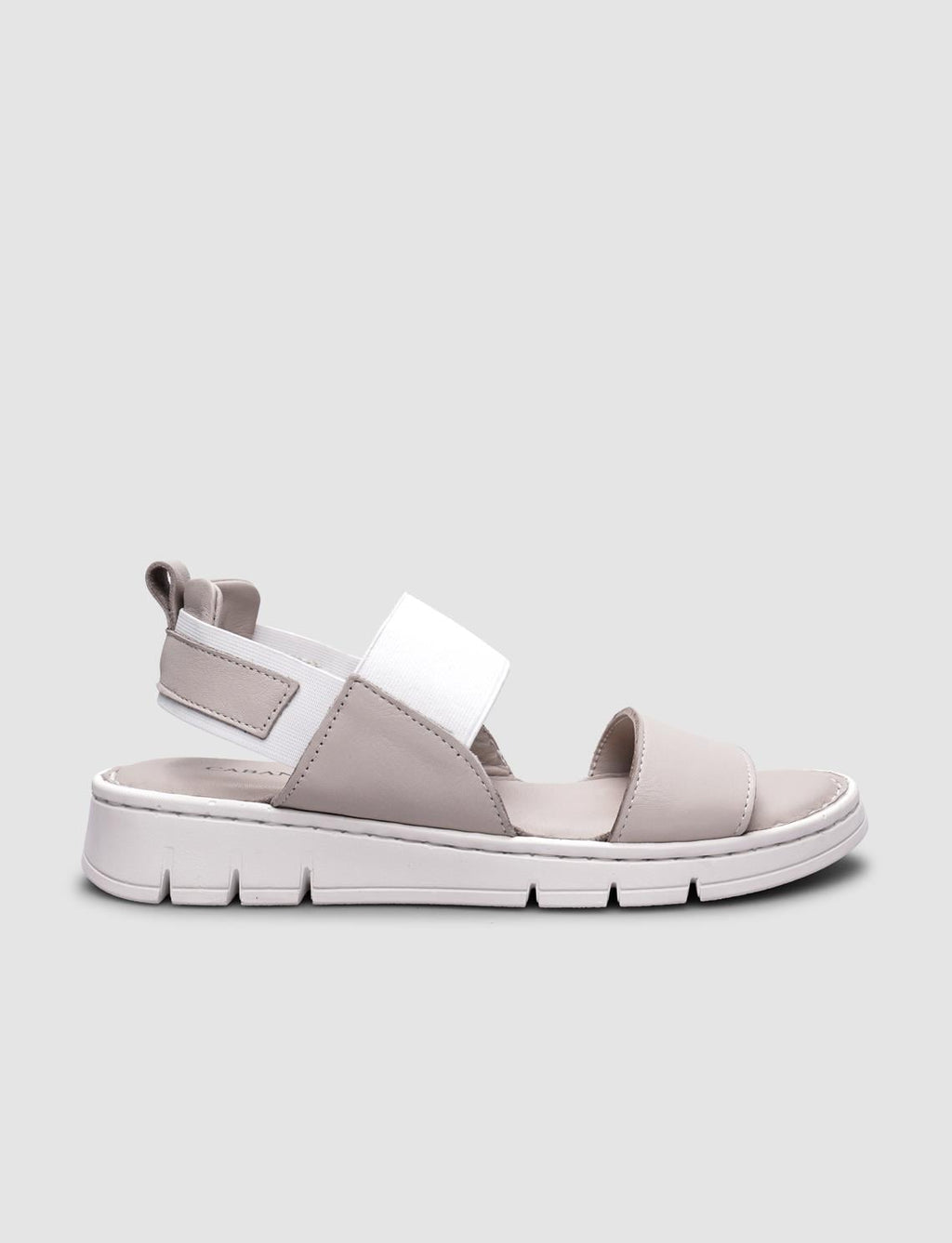 100% Genuine Leather Beige Women's Casual Sandals
