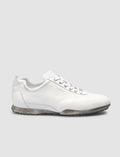 100% Genuine Leather White Lace-up Men's Casual Shoes