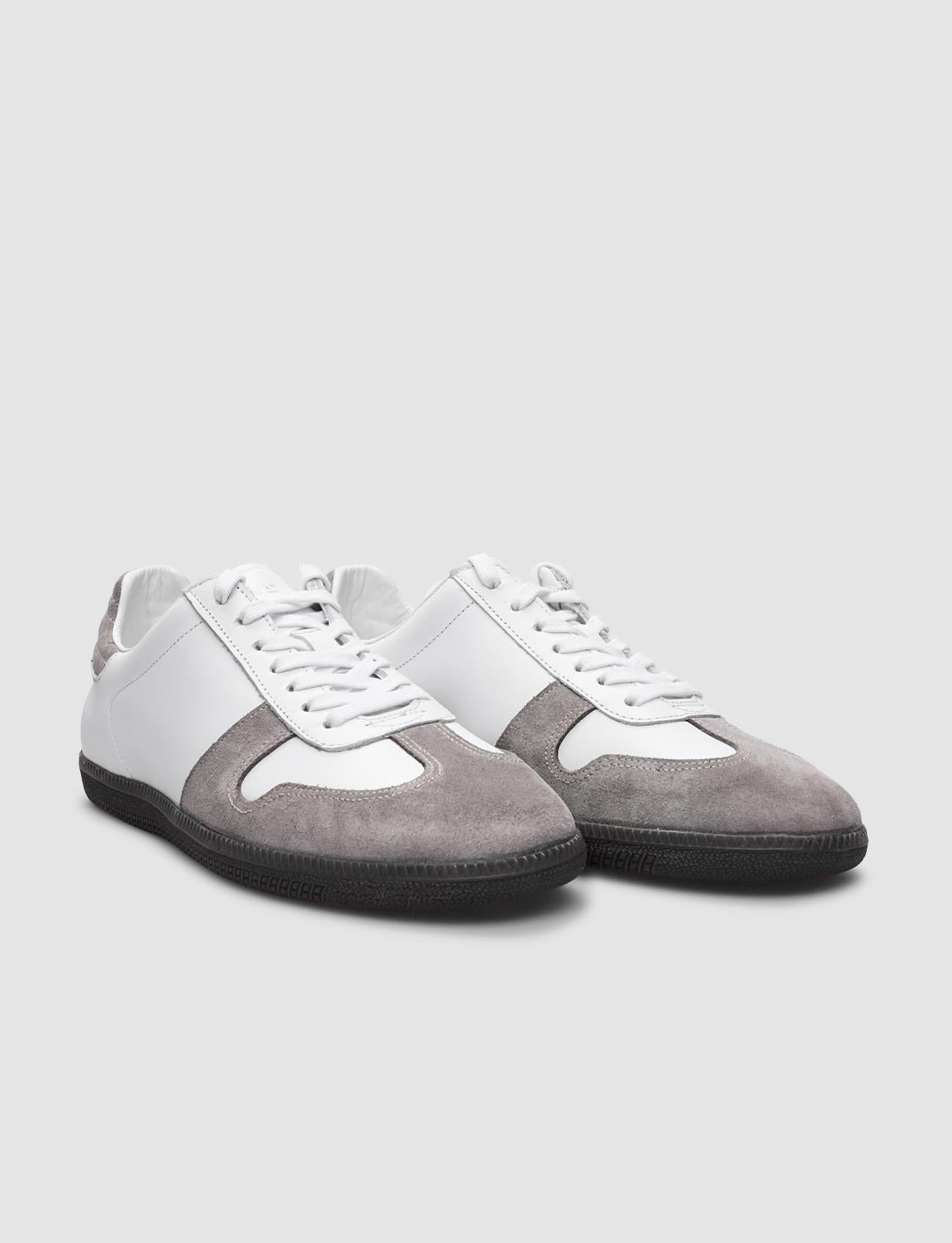 100% Genuine Leather White Lace-up Women's Athletic Shoes