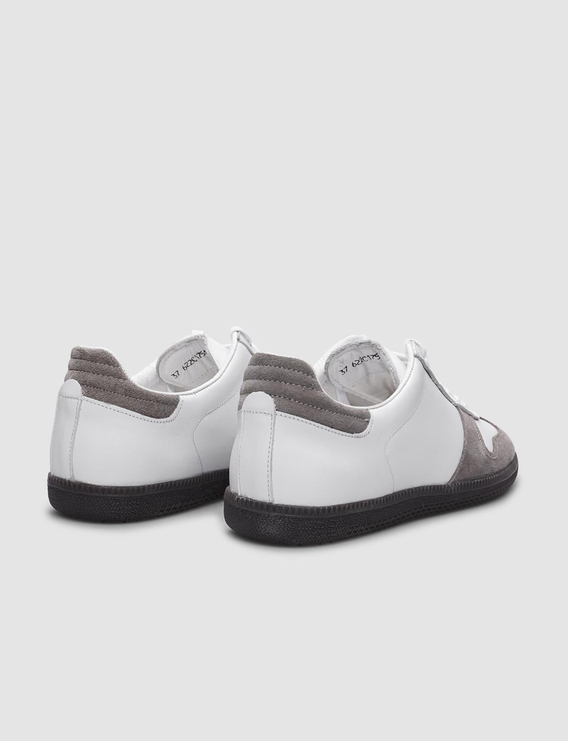 100% Genuine Leather White Lace-up Women's Athletic Shoes