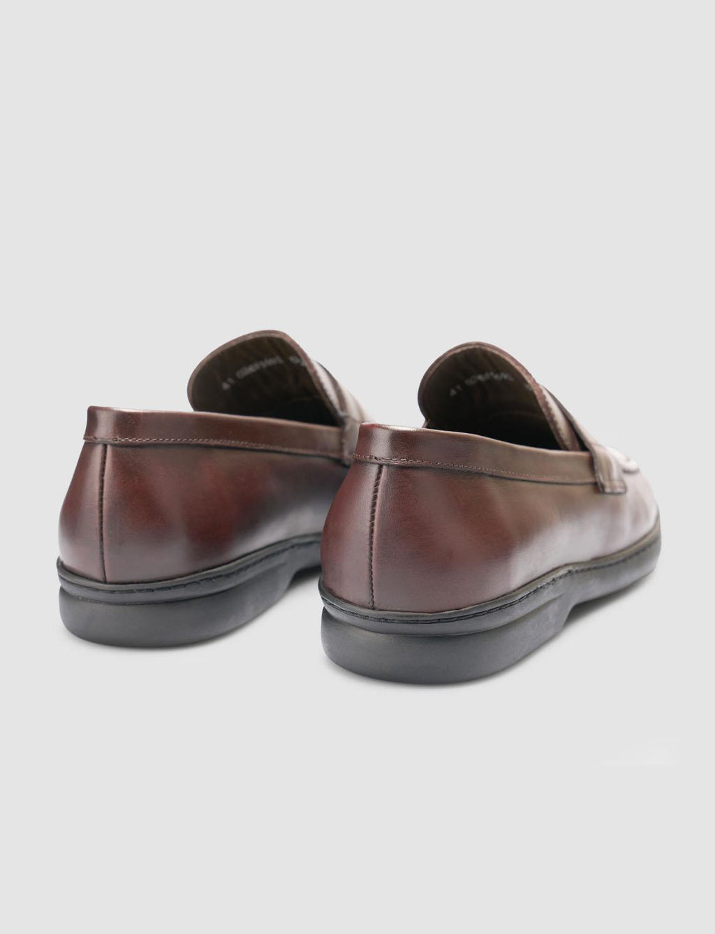 100% Genuine Leather Plain Brown Men's Loafer