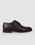 100% Genuine Leather Brown Lace-up Men's Classic Shoes
