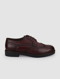 100% Genuine Leather Brown Lace-up Men's Casual Shoes