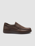 100% Genuine Leather Brown Men's Casual Shoes