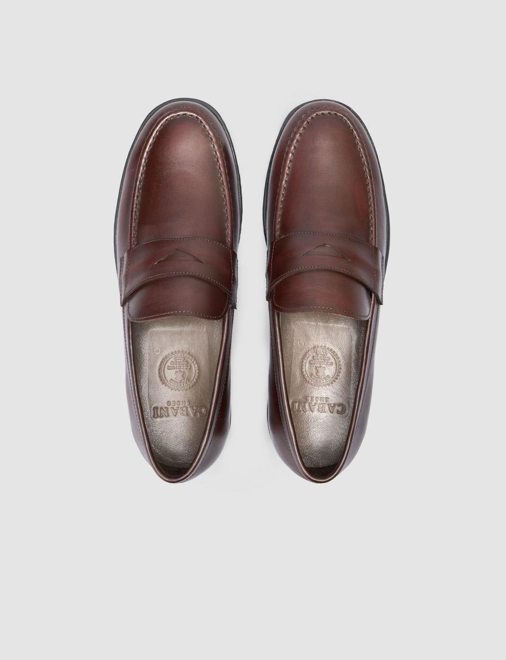 100% Genuine Leather Plain Brown Men's Loafer