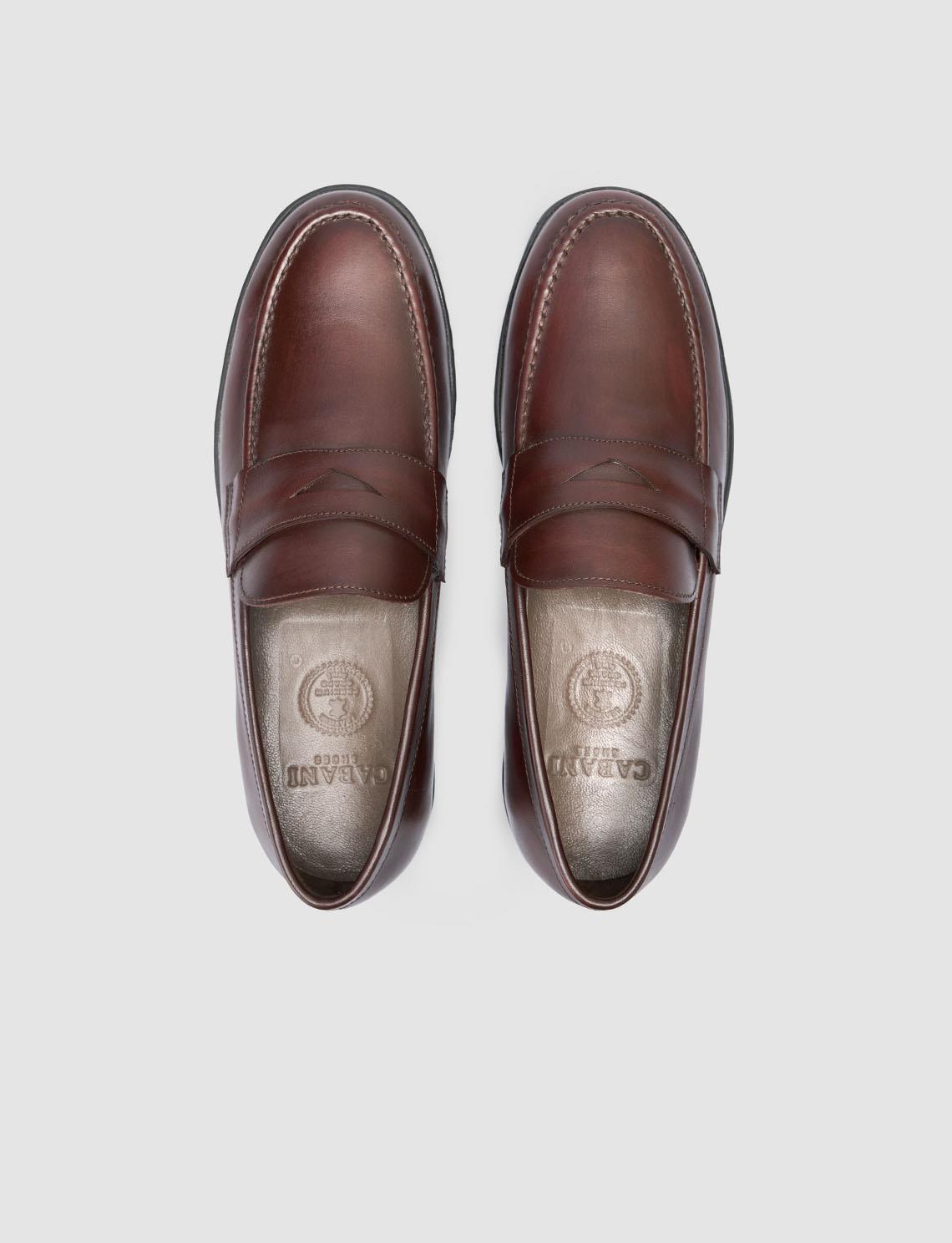 100% Genuine Leather Plain Brown Men's Loafer