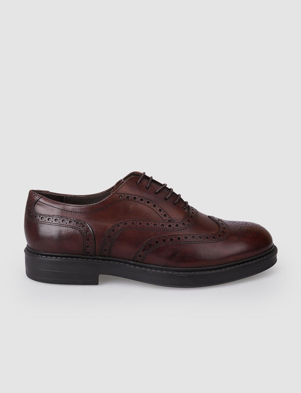 100% Genuine Leather Brown Men's Casual Shoes