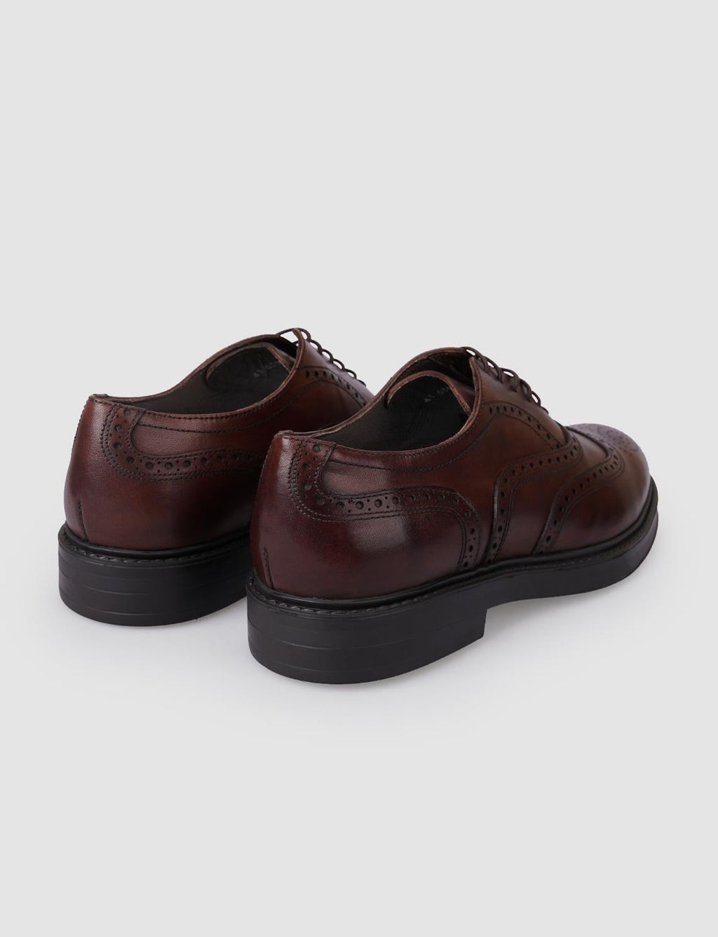 100% Genuine Leather Brown Men's Casual Shoes