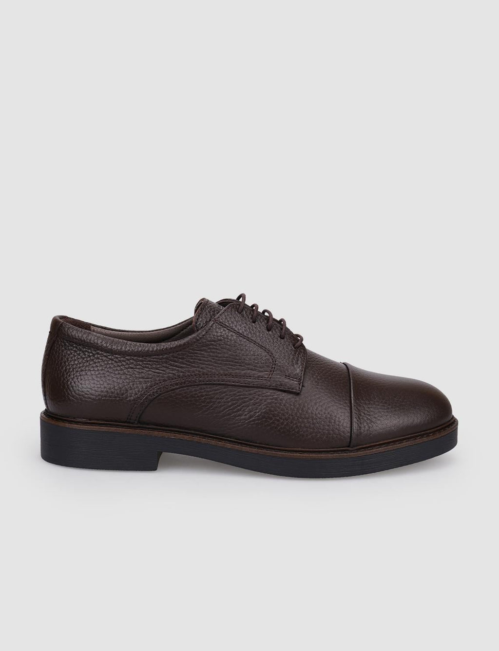 100% Genuine Leather Brown Lace-up Men's Casual Shoes
