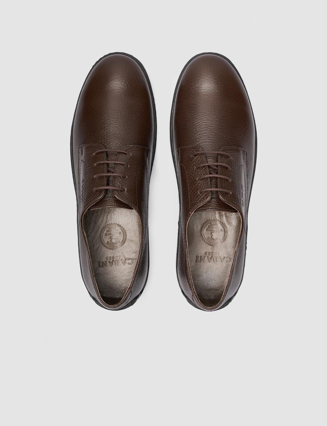 100% Genuine Leather Brown Men's Casual Shoes