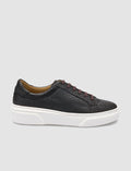 100% Genuine Leather Brown Women's Athletic Shoes