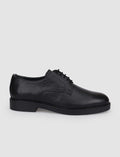 100% Genuine Leather Black Lace-up Men's Casual Shoes