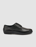 100% Genuine Leather Black Men's Casual Shoes