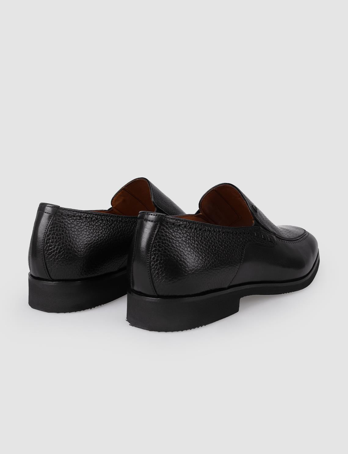 100% Genuine Leather Black Men's Classic Shoes