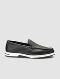 100% Genuine Leather Black Men's Loafer