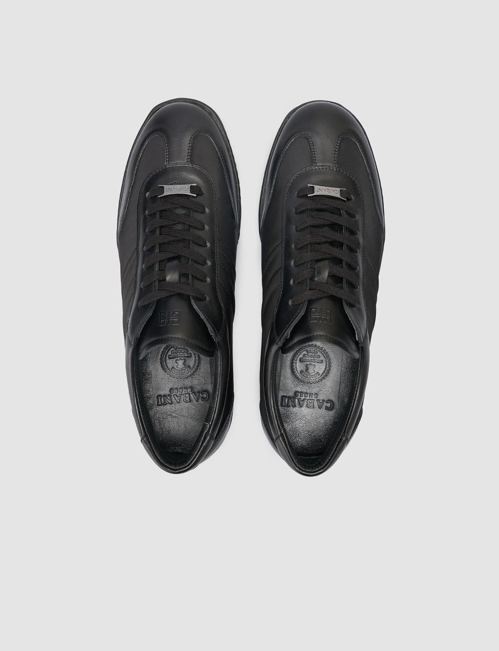 100% Genuine Leather Black Nubuck Men's Casual Shoes