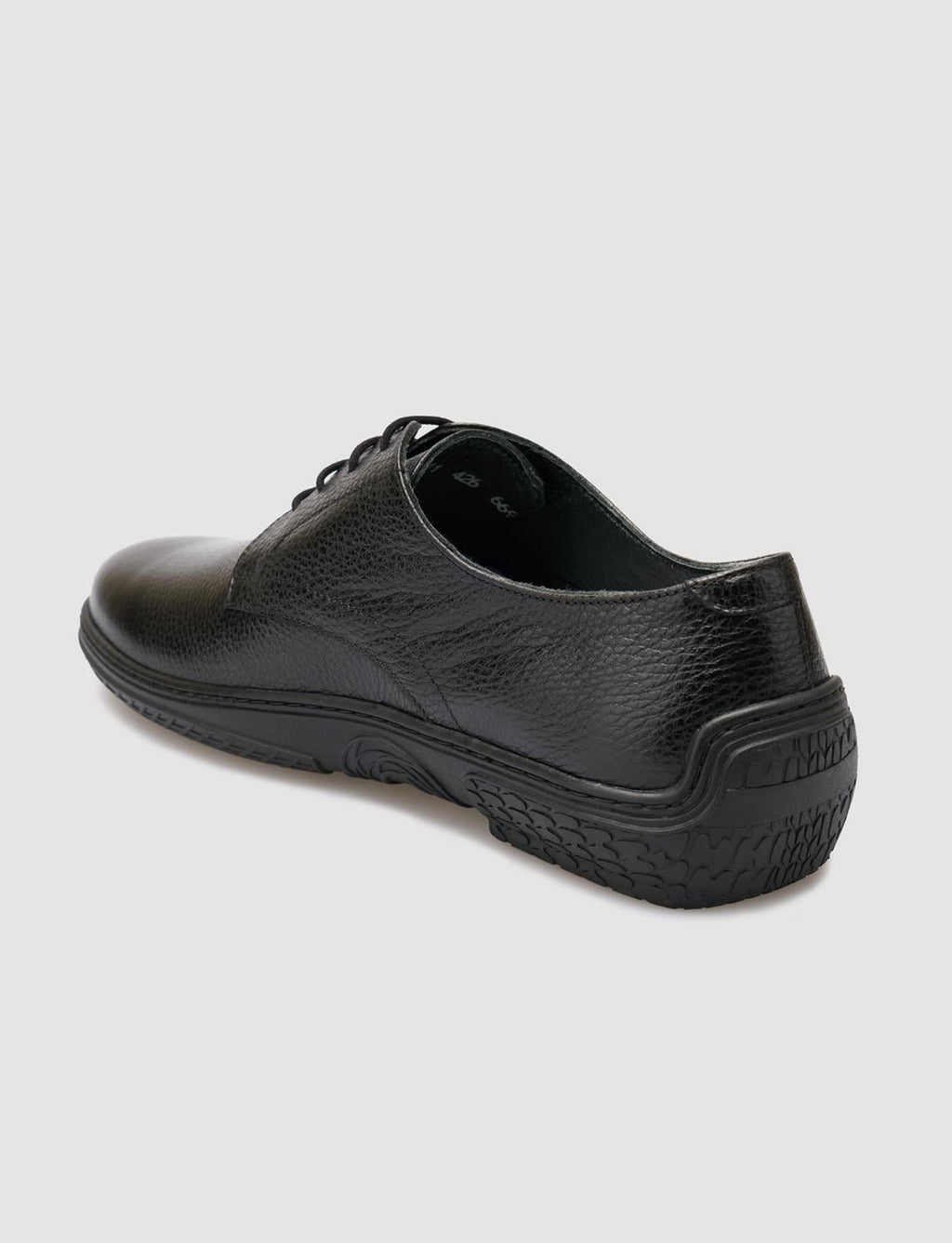 100% Genuine Leather Black Men's Casual Shoes