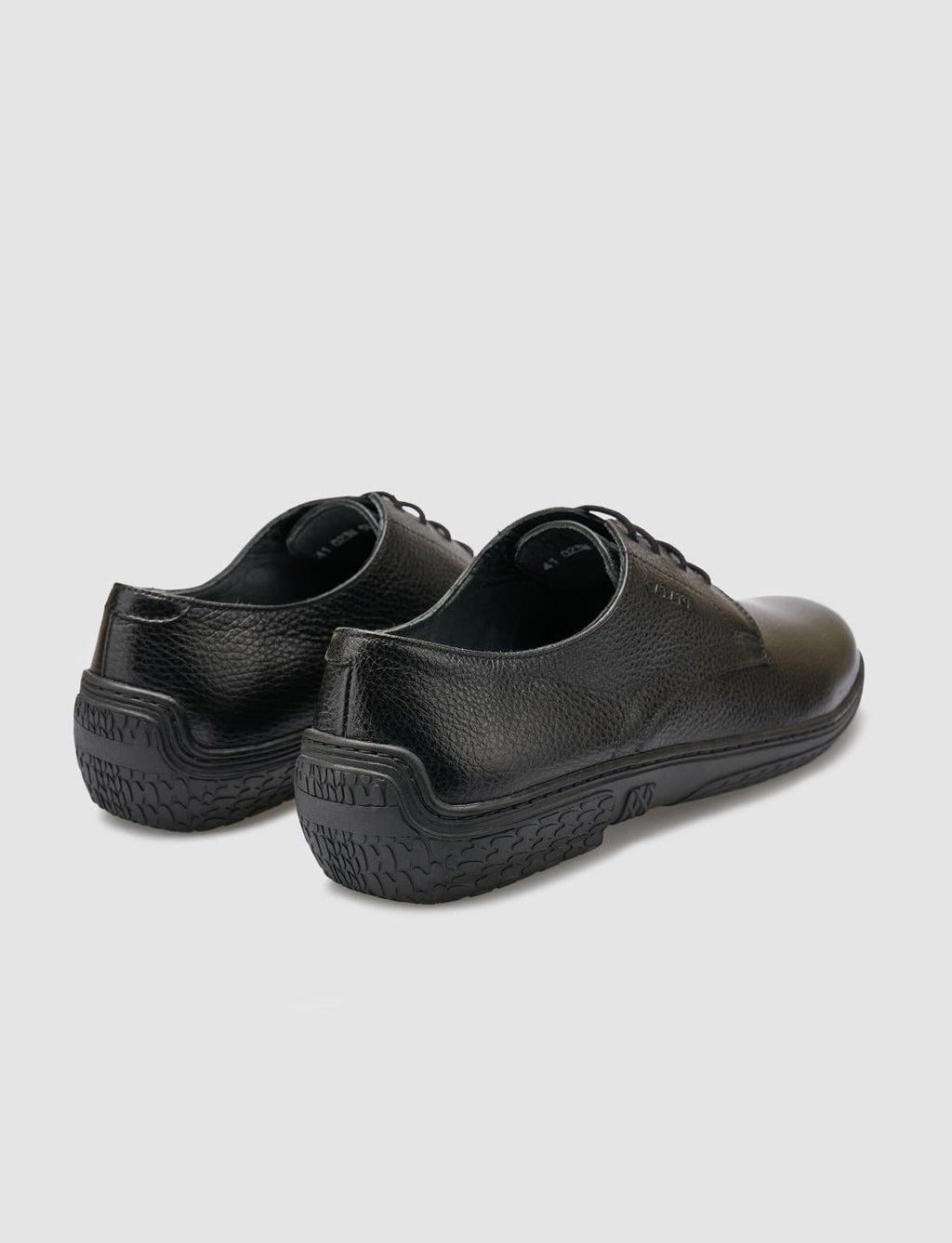 100% Genuine Leather Black Men's Casual Shoes