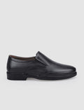 100% Genuine Leather Black Men's Casual Shoes