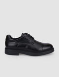 100% Genuine Leather Black Lace-up Men's Casual Shoes