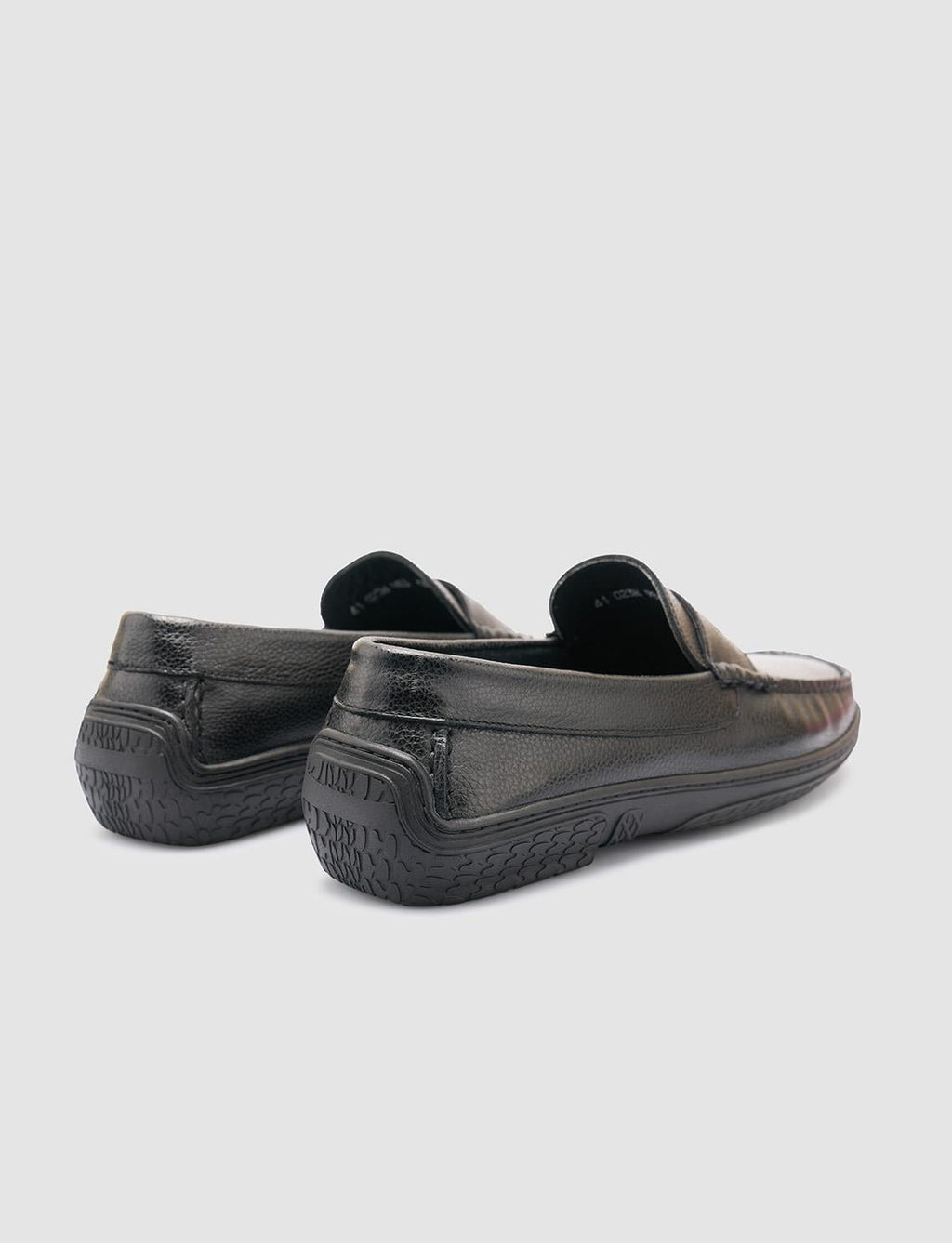 100% Genuine Leather Black Men's Casual Shoes