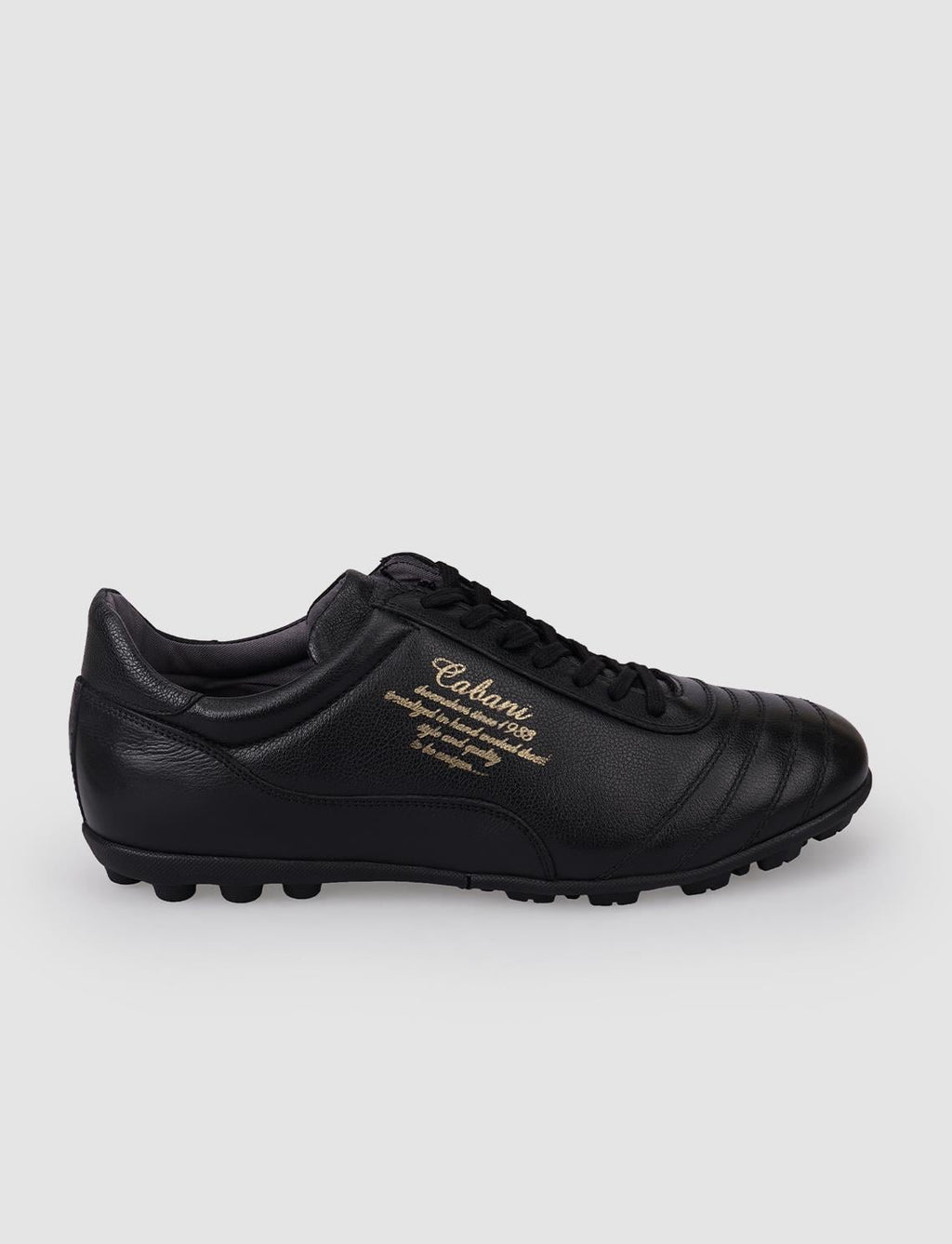 100% Genuine Leather Black Lace-up Men's Pedal Shoes