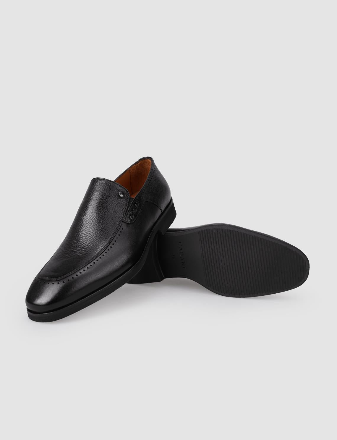 100% Genuine Leather Black Men's Classic Shoes