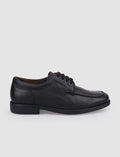 100% Genuine Leather Black Lace-up Men's Casual Shoes