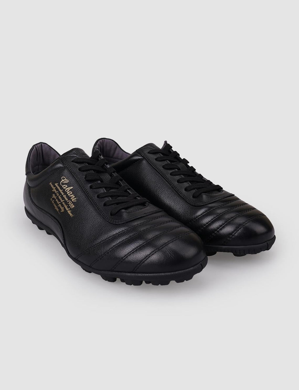 100% Genuine Leather Black Lace-up Men's Pedal Shoes