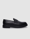 100% Genuine Leather Black Men's Casual Shoes