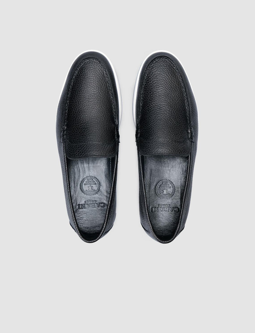 100% Genuine Leather Black Men's Loafer