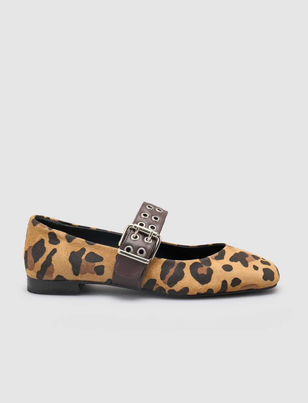 100% Genuine Leather Tan Women's Ballet Flats