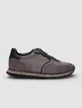 100% Genuine Leather Mink Suede Lace-up Men's Sneaker