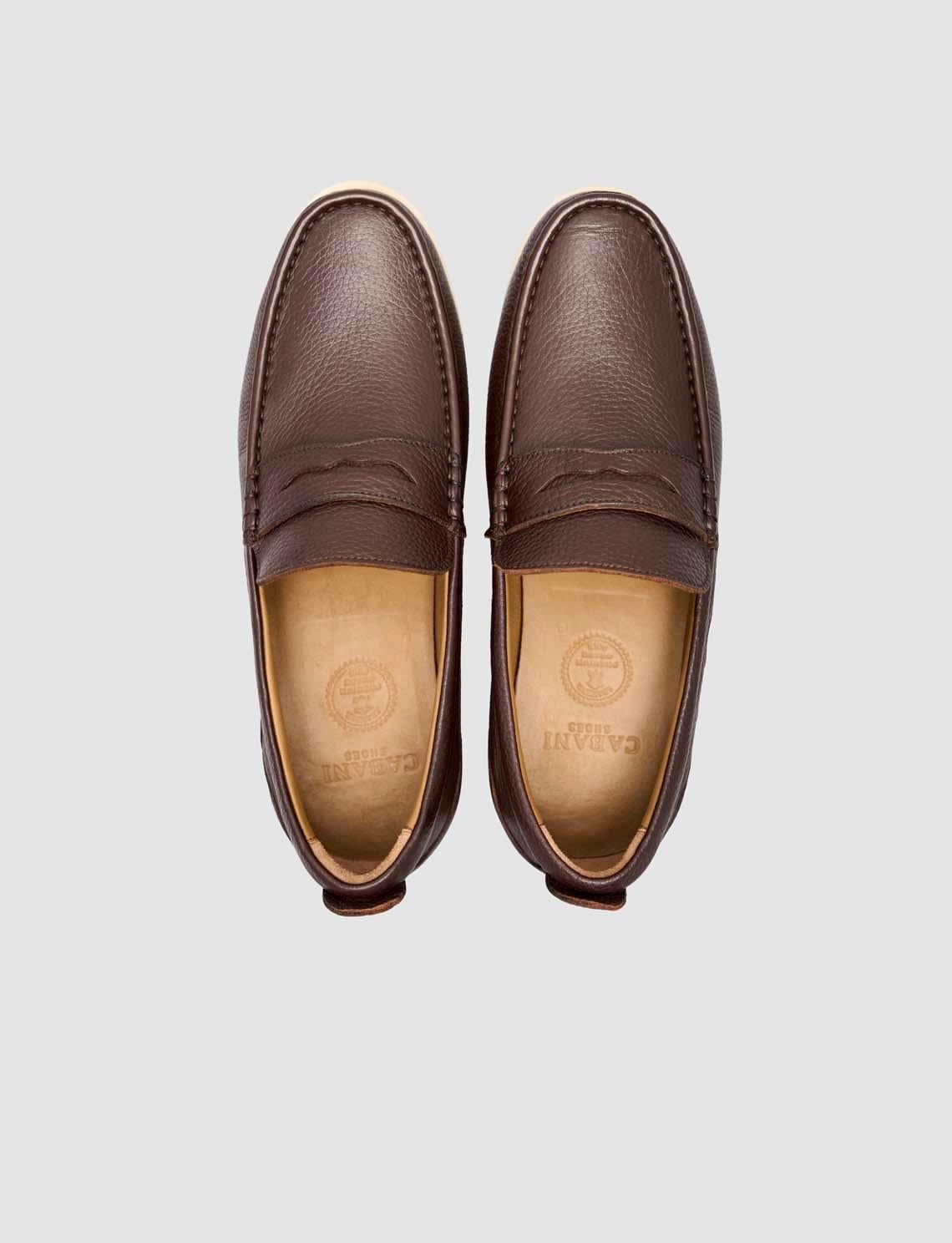 100% Genuine Leather Men's Brown Casual Shoes