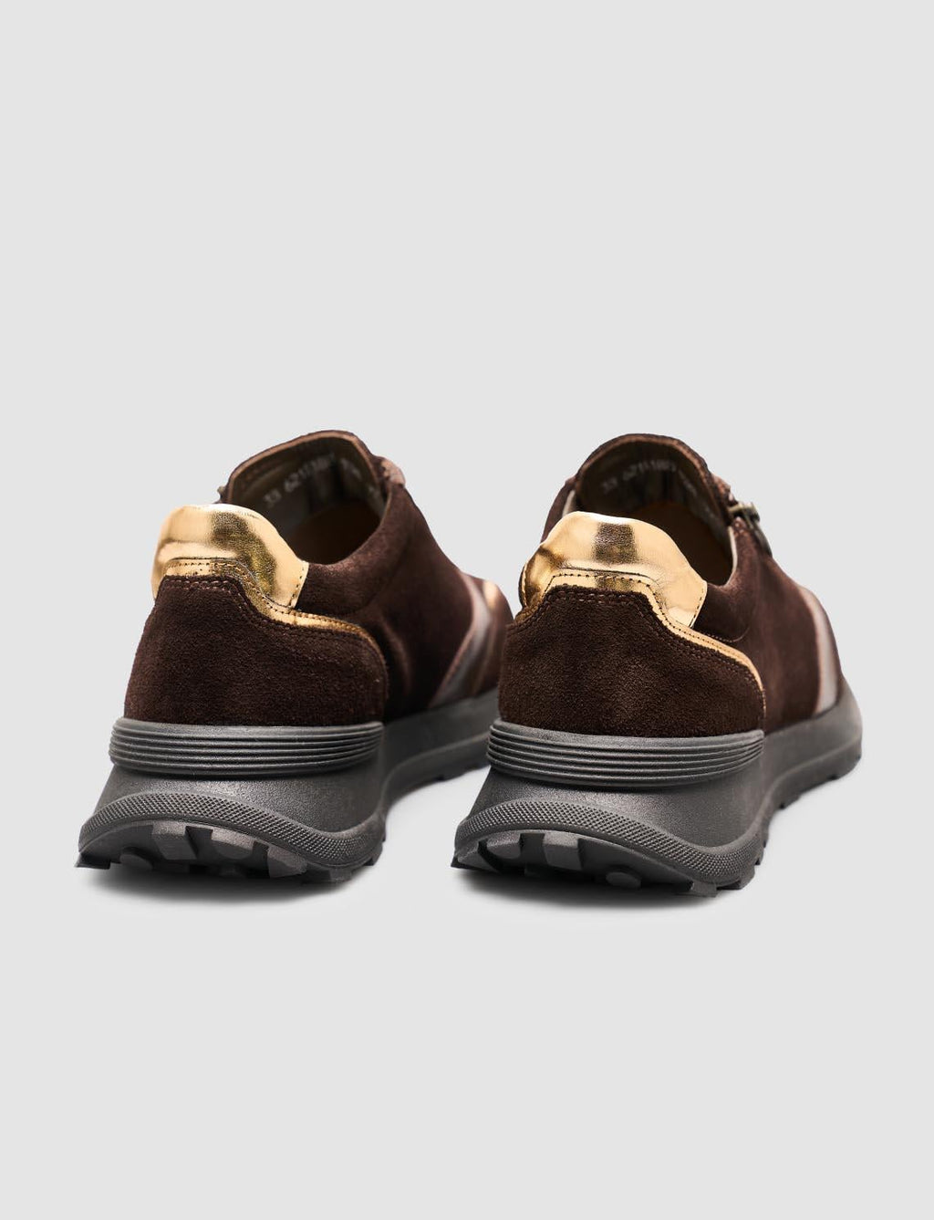 Monamae 100% Genuine Suede Brown Women's Sneaker