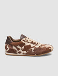 Cabani Cow Print Pony Hair Brown Women's Sneaker