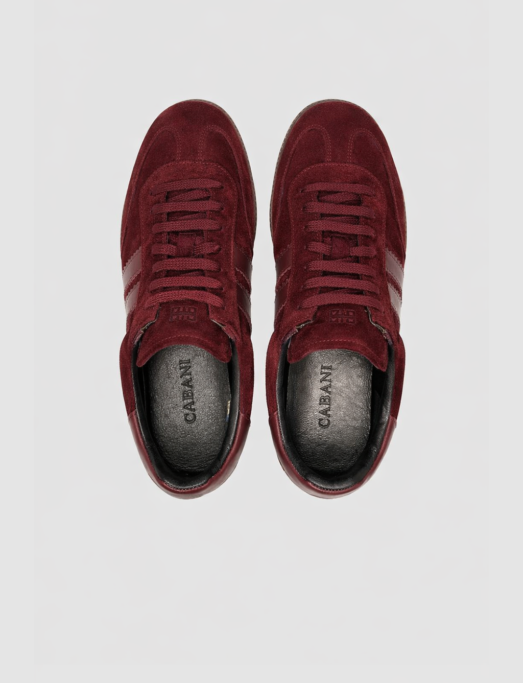 100% Genuine Suede Leather Burgundy Women's Sneaker Shoes