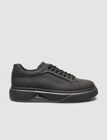 100% Nubuck Leather Black Men's Sneaker