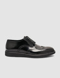 Genuine Open Leather Men's Black Classic Shoes