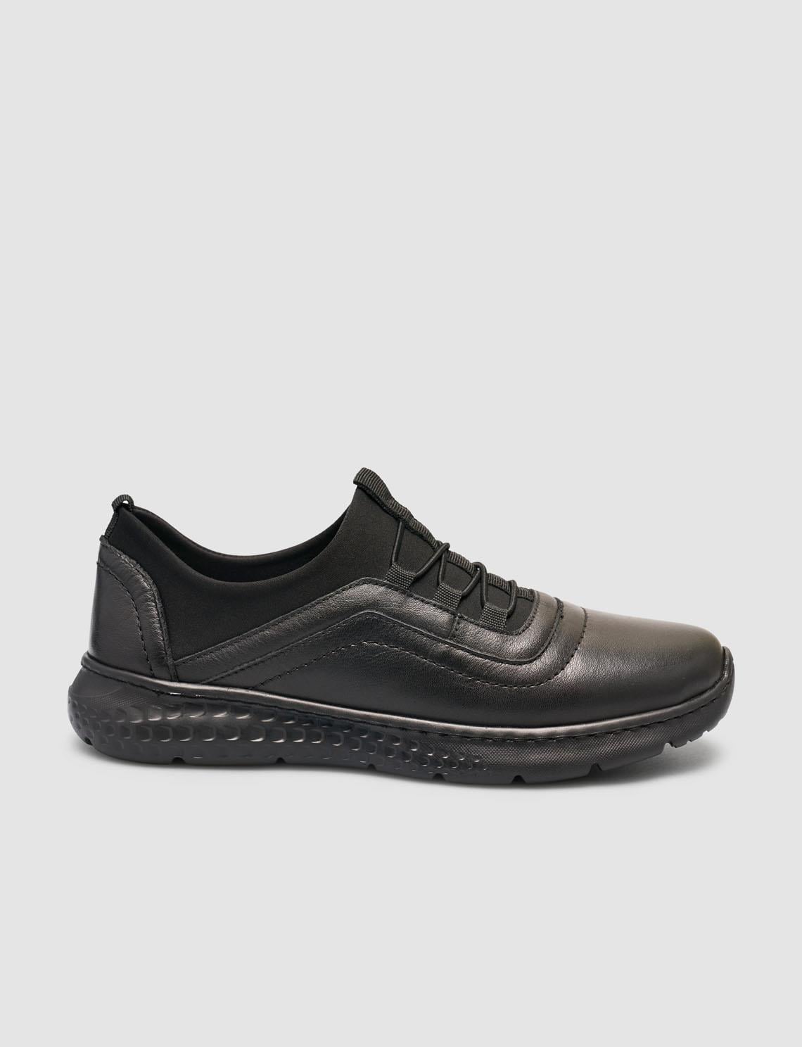 100% Genuine Leather Black Casual Women's Comfort