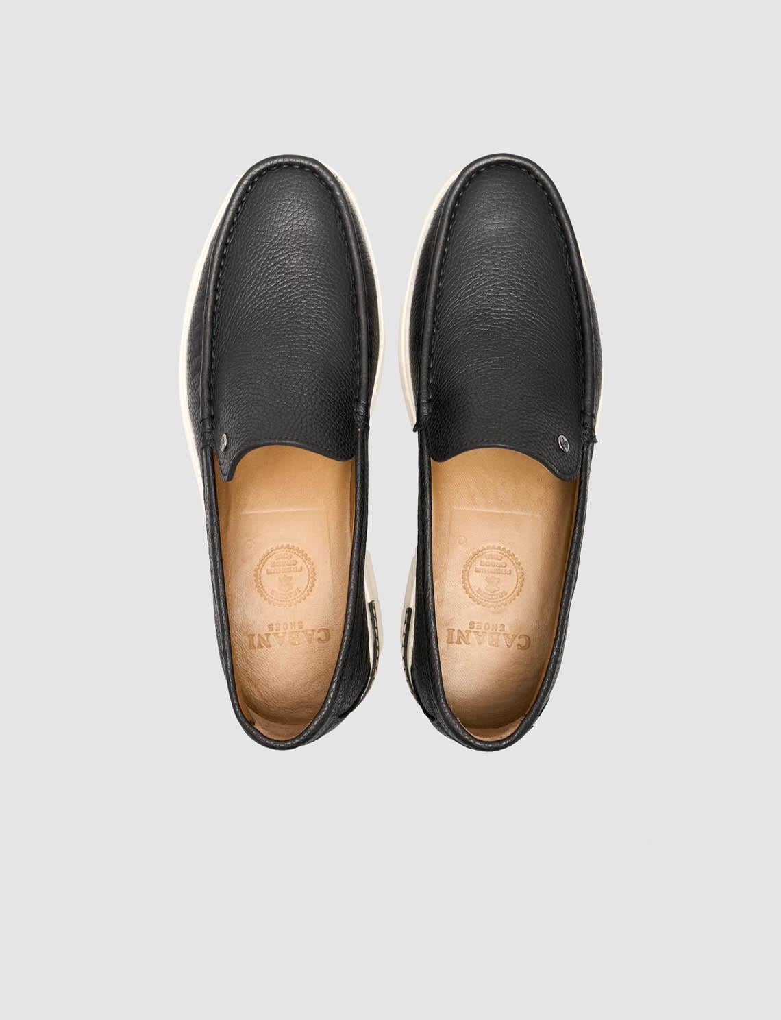 Genuine Leather Black Men's Casual Loafer