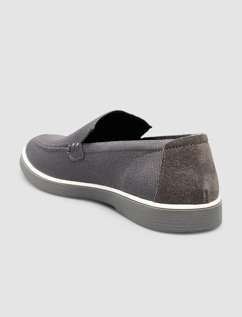 Woven Straw Anthracite Men's Knit Shoes