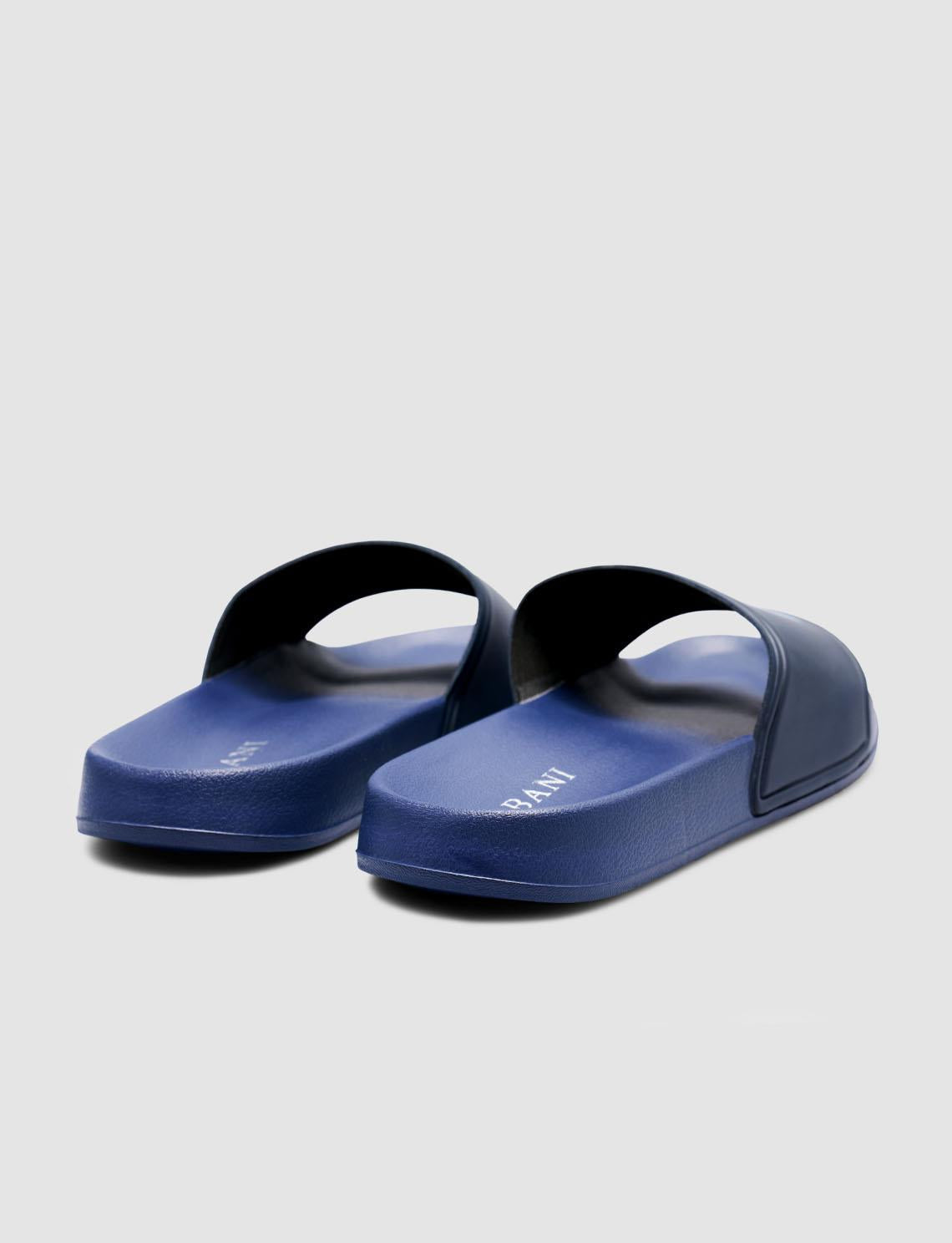 Premium Navy Blue Eva Men's Beach Slippers