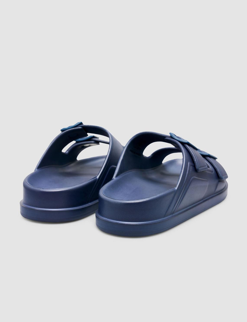 Capri Premium Double Buckle Navy Blue Eva Men's Slippers