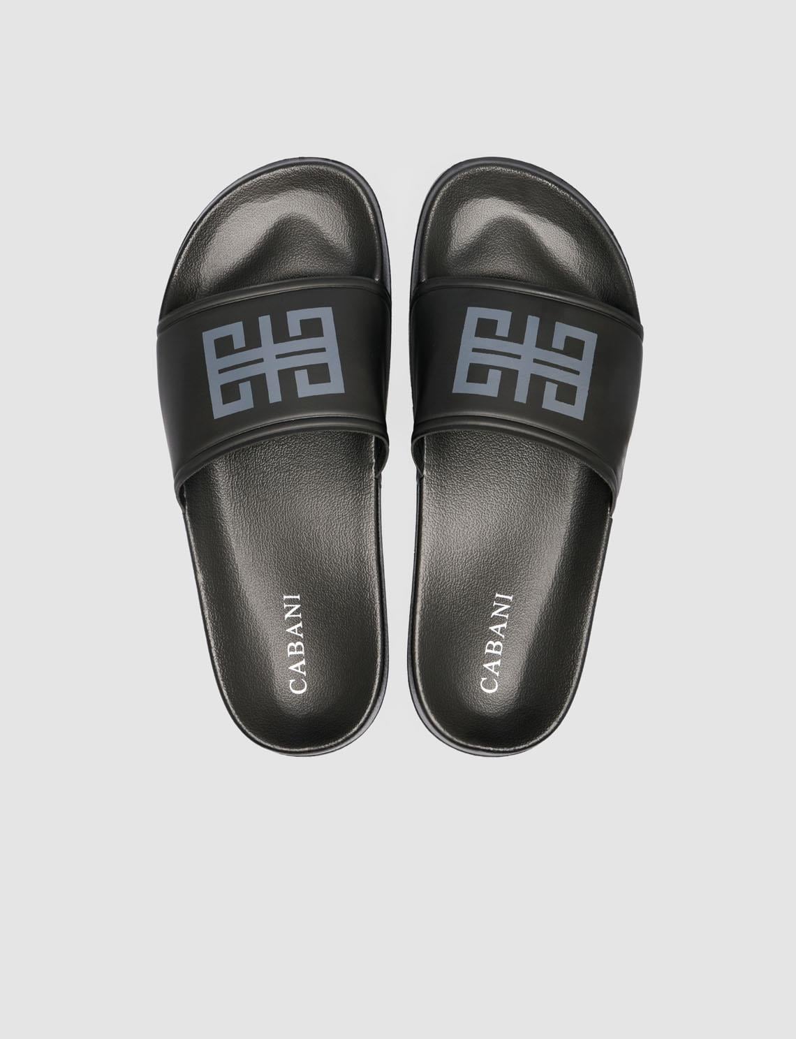 Premium Black Eva Men's Beach Slippers