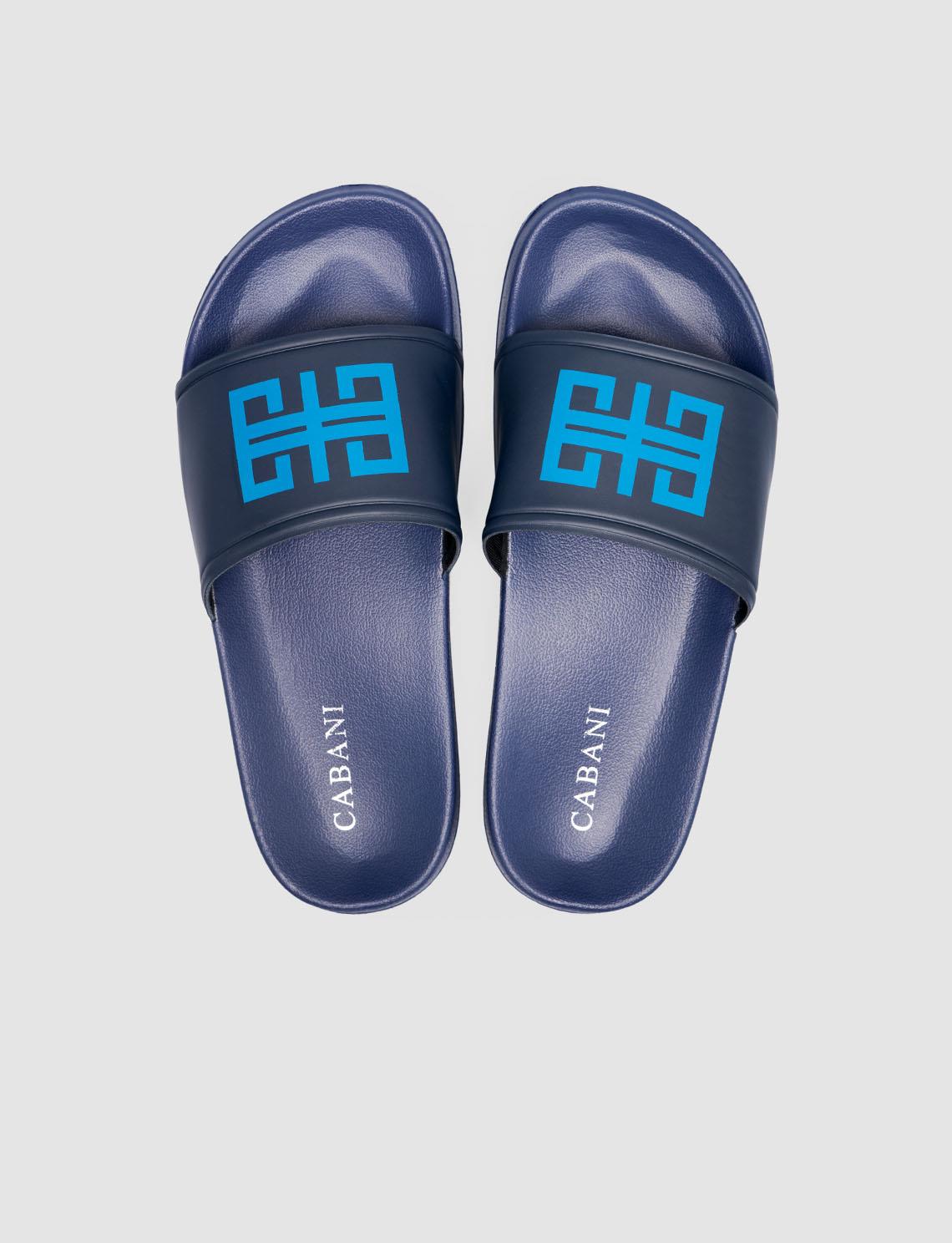 Premium Navy Blue Eva Men's Beach Slippers