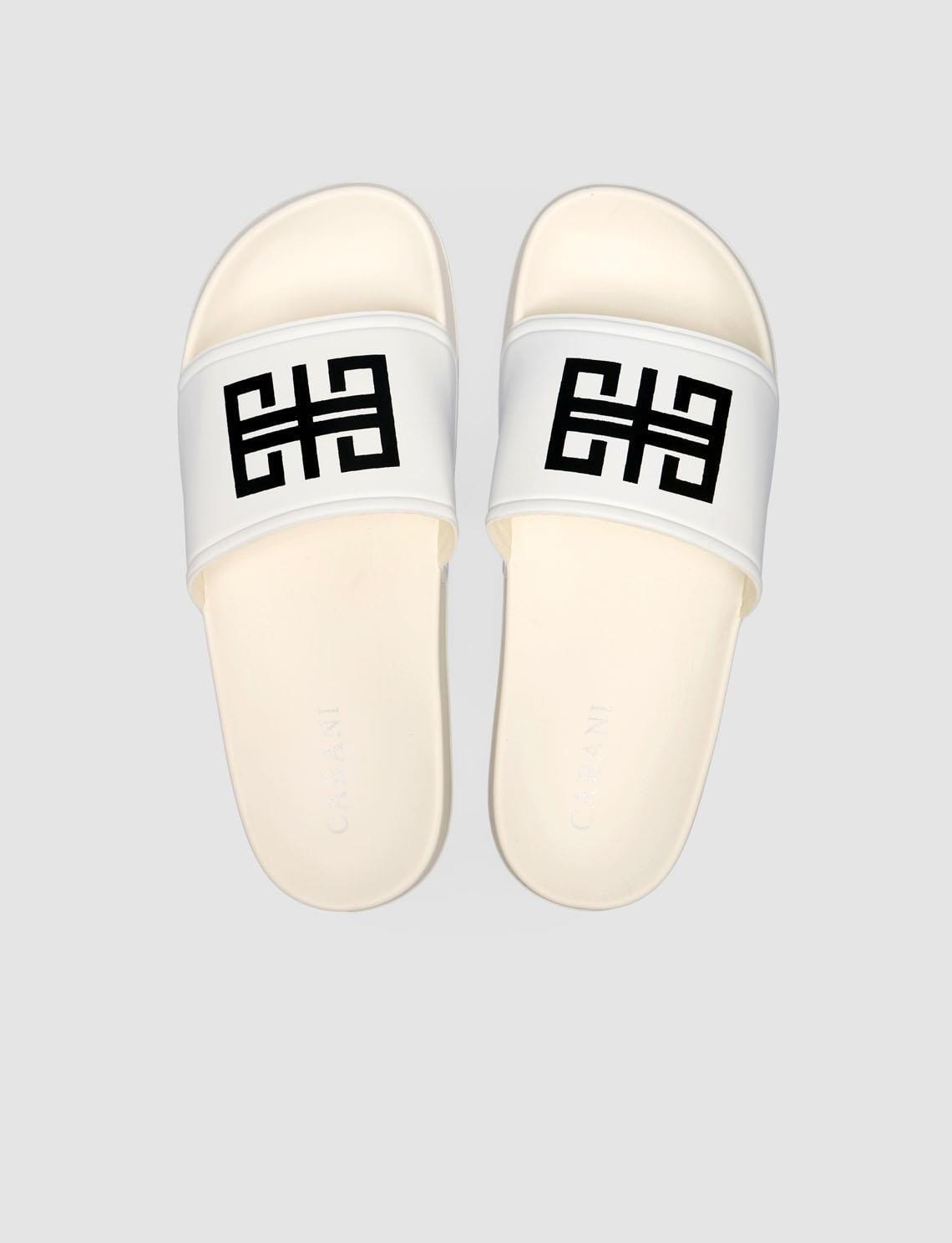 Premium White Eva Men's Beach Slippers