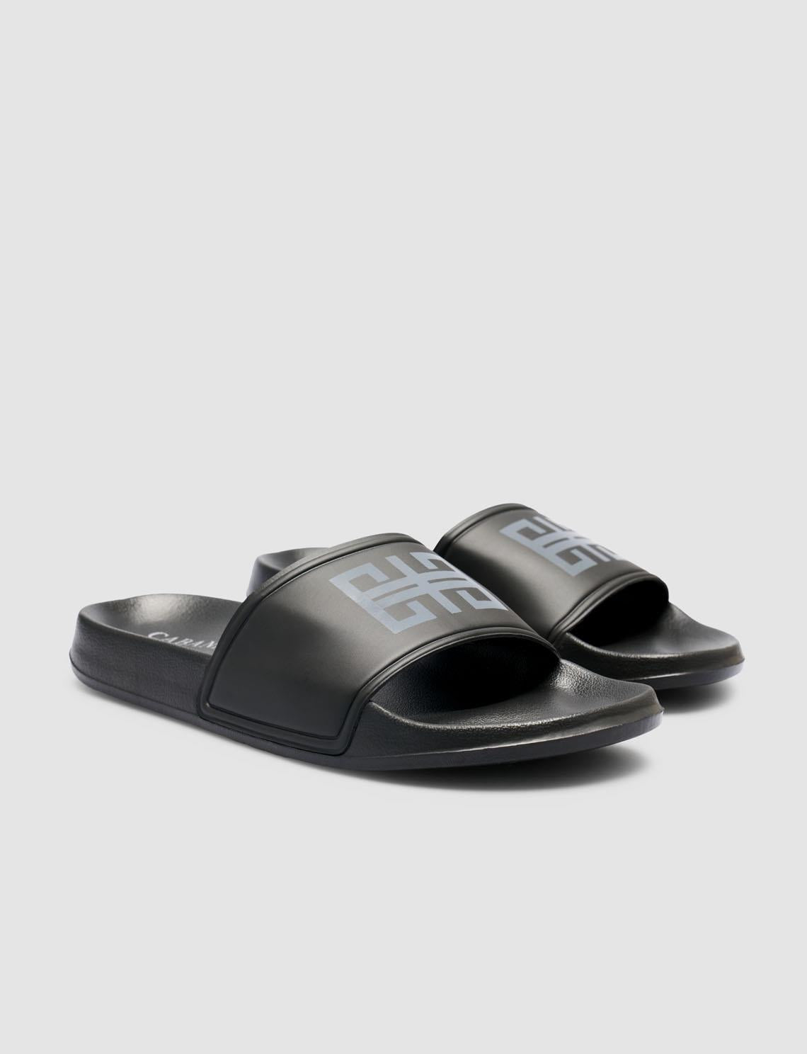 Premium Black Eva Men's Beach Slippers
